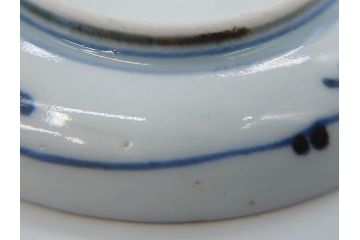 幕末　伊万里　色絵　多様な絵付けが目を惹く小皿&銘々皿5枚セット(鶴、つる、ツル、松、竹、梅、和皿、和食器)(R-073758)