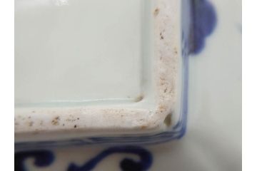 稀少サイズ!　江戸期　古伊万里　色絵　染付　約15cm　4.9寸　鮮やかな色合いが食卓に彩を与える長皿3枚セット(角皿、和皿、和食器、四寸九分)(R-073759)