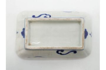 稀少サイズ!　江戸期　古伊万里　色絵　染付　約15cm　4.9寸　鮮やかな色合いが食卓に彩を与える長皿3枚セット(角皿、和皿、和食器、四寸九分)(R-073759)