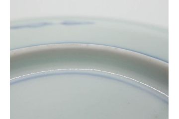 江戸期　古伊万里　染付　唐子　暦文　丸紋　雲龍文　多種多様なデザインが味わい深い魅力を放つ中皿5枚セット(古玩?、中国?、和皿、和食器)(R-073760)