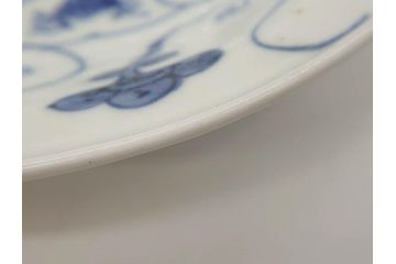 江戸期　古伊万里　染付　唐子　暦文　丸紋　雲龍文　多種多様なデザインが味わい深い魅力を放つ中皿5枚セット(古玩?、中国?、和皿、和食器)(R-073760)