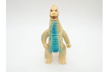 当時物　マルサン　レッドキング　ソフビ　1966　円谷プロ(ウルトラマン、ウルトラ怪獣、人形、昭和レトロ、フィギュア、置物)(R-073764)