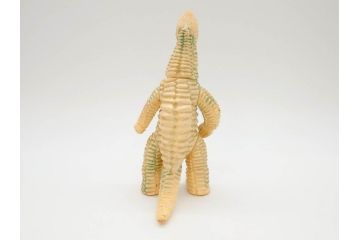 当時物　マルサン　レッドキング　ソフビ　1966　円谷プロ(ウルトラマン、ウルトラ怪獣、人形、昭和レトロ、フィギュア、置物)(R-073764)