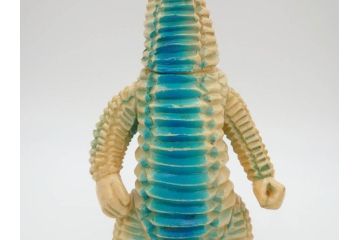 当時物　マルサン　レッドキング　ソフビ　1966　円谷プロ(ウルトラマン、ウルトラ怪獣、人形、昭和レトロ、フィギュア、置物)(R-073764)