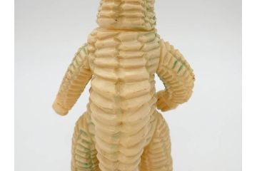 当時物　マルサン　レッドキング　ソフビ　1966　円谷プロ(ウルトラマン、ウルトラ怪獣、人形、昭和レトロ、フィギュア、置物)(R-073764)