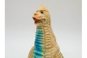 当時物　マルサン　レッドキング　ソフビ　1966　円谷プロ(ウルトラマン、ウルトラ怪獣、人形、昭和レトロ、フィギュア、置物)(R-073764)