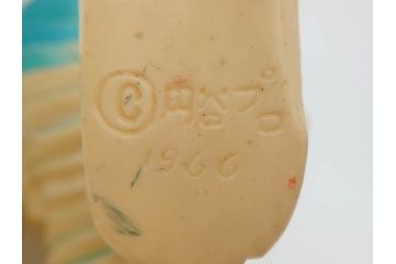 当時物　マルサン　レッドキング　ソフビ　1966　円谷プロ(ウルトラマン、ウルトラ怪獣、人形、昭和レトロ、フィギュア、置物)(R-073764)