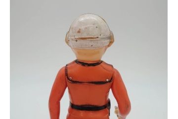 当時物　マルサン　ハヤタ隊員　ソフビ　1966　円谷プロ(ウルトラマン、ウルトラ警備隊、人形、昭和レトロ、フィギュア、置物)(R-073765)