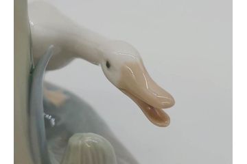 スペイン　リヤドロ　LLADRO　3匹のアヒル　生き生きとしたアヒルが魅力的なフィギュリン(陶器人形、置物、オブジェ、カタツムリ)(R-073766)