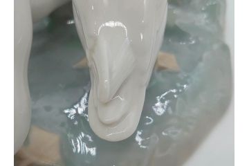 スペイン　リヤドロ　LLADRO　3匹のアヒル　生き生きとしたアヒルが魅力的なフィギュリン(陶器人形、置物、オブジェ、カタツムリ)(R-073766)