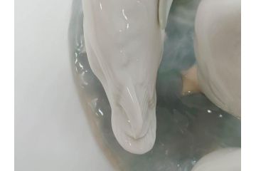 スペイン　リヤドロ　LLADRO　3匹のアヒル　生き生きとしたアヒルが魅力的なフィギュリン(陶器人形、置物、オブジェ、カタツムリ)(R-073766)