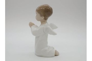 スペイン　リヤドロ　LLADRO　可愛いお祈り　オレンジがいっぱい　ベル　一つ一つ違う魅力が目を惹くフィギュリン3個セット(天使、エンジェル、女の子、陶器人形、置物、オブジェ)(R-073769)