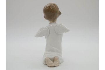スペイン　リヤドロ　LLADRO　可愛いお祈り　オレンジがいっぱい　ベル　一つ一つ違う魅力が目を惹くフィギュリン3個セット(天使、エンジェル、女の子、陶器人形、置物、オブジェ)(R-073769)