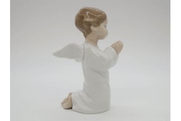 スペイン　リヤドロ　LLADRO　可愛いお祈り　オレンジがいっぱい　ベル　一つ一つ違う魅力が目を惹くフィギュリン3個セット(天使、エンジェル、女の子、陶器人形、置物、オブジェ)(R-073769)