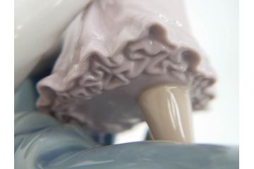 スペイン　リヤドロ　LLADRO　NAO　1980　親子　幸せなひと時を切り取った様なフィギュリン(ファミリー、家族、母、女の子、陶器人形、置物、オブジェ)(R-073770)