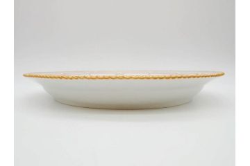 デンマーク　ROYAL COPENHAGEN(ロイヤルコペンハーゲン)　最高峰コレクション　フローラダニカ　プラター　優美なデザインが上品な印象を放つオーバルプレート(楕円プレート、大皿、洋食器)(R-073772)