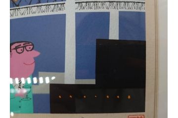 柳原良平　横浜ベイブリッジ夜景　限定2000部　リトグラフ(版画、額装、イラストレーター、記念品)(R-073773)
