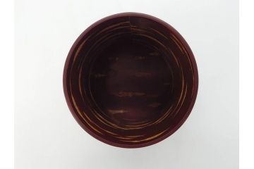 荒慶作　樺細工(桜皮細工)　和の趣を感じさせる渋い佇まいが魅力の茶筒(棗、茶器、茶入れ、茶道具、共箱付き)(R-073774)