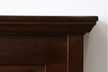 中古　美品　松本民芸家具　すのこ付き　特注サイズの希少なベッドフレーム(セミダブル〜ダブル)(R-073780)