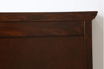 中古　美品　松本民芸家具　すのこ付き　特注サイズの希少なベッドフレーム(セミダブル〜ダブル)(R-073780)
