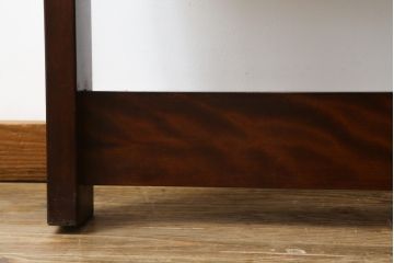 中古　美品　松本民芸家具　すのこ付き　特注サイズの希少なベッドフレーム(セミダブル〜ダブル)(R-073780)