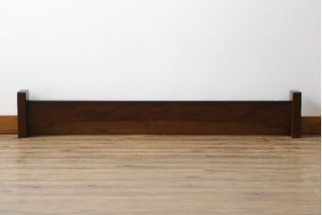中古　美品　松本民芸家具　すのこ付き　特注サイズの希少なベッドフレーム(セミダブル〜ダブル)(R-073780)