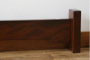 中古　美品　松本民芸家具　すのこ付き　特注サイズの希少なベッドフレーム(セミダブル〜ダブル)(R-073780)
