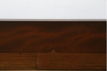 中古　美品　松本民芸家具　すのこ付き　特注サイズの希少なベッドフレーム(セミダブル〜ダブル)(R-073780)