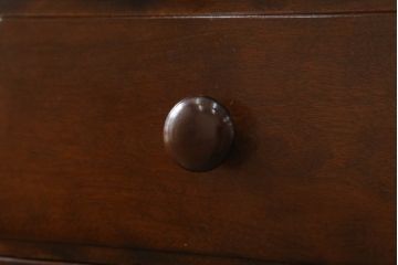 中古　美品　松本民芸家具　特注品!　洗練された佇まいが品の良さを高めるサイドボード(リビングボード、サイドキャビネット、サイドチェスト、引き出し、収納棚、戸棚)(R-073784)