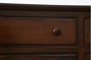 中古　美品　松本民芸家具　特注品!　洗練された佇まいが品の良さを高めるサイドボード(リビングボード、サイドキャビネット、サイドチェスト、引き出し、収納棚、戸棚)(R-073784)