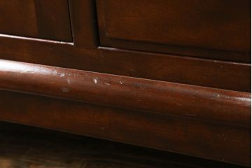 中古　美品　松本民芸家具　特注品!　洗練された佇まいが品の良さを高めるサイドボード(リビングボード、サイドキャビネット、サイドチェスト、引き出し、収納棚、戸棚)(R-073784)