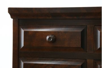 中古　北海道民芸家具　HM535 小物タンス　小物収納におすすめ!! 和と洋どちらにも馴染むデザインが魅力のチェスト(整理箪笥、収納箪笥、引き出し)(定価約26万円)(R-073785)