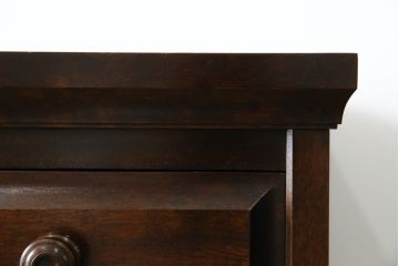 中古　北海道民芸家具　HM535 小物タンス　小物収納におすすめ!! 和と洋どちらにも馴染むデザインが魅力のチェスト(整理箪笥、収納箪笥、引き出し)(定価約26万円)(R-073785)