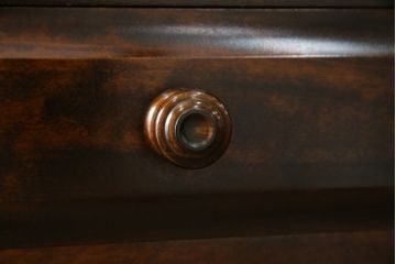 中古　北海道民芸家具　HM535 小物タンス　小物収納におすすめ!! 和と洋どちらにも馴染むデザインが魅力のチェスト(整理箪笥、収納箪笥、引き出し)(定価約26万円)(R-073785)