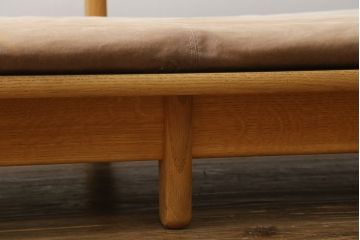 中古　飛騨産業　キツツキ　森のことば　両肘付きソファ3P(SN105SO)　木のぬくもりを感じる3人掛けソファ(三人掛け、トリプルソファ、アームソファ)(R-073802)