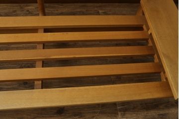 中古　飛騨産業　キツツキ　森のことば　両肘付きソファ3P(SN105SO)　木のぬくもりを感じる3人掛けソファ(三人掛け、トリプルソファ、アームソファ)(R-073802)