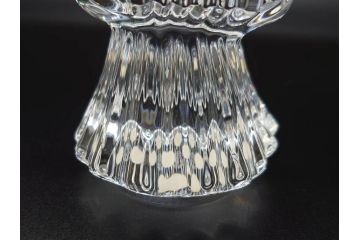 フランス　Baccarat　バカラ　天使　楽器を演奏する姿が愛らしいオブジェ2体セット(エンジェル、フルレッドクリスタルガラス、置物)(R-073815)