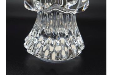 フランス　Baccarat　バカラ　天使　楽器を演奏する姿が愛らしいオブジェ2体セット(エンジェル、フルレッドクリスタルガラス、置物)(R-073815)