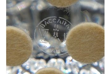 フランス　Baccarat　バカラ　天使　楽器を演奏する姿が愛らしいオブジェ2体セット(エンジェル、フルレッドクリスタルガラス、置物)(R-073815)
