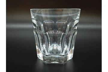 フランス　Baccarat　バカラ　アルクール　重厚なフォルムながらもエレガントな雰囲気漂うタンブラー2客セット(グラス、フルレッドクリスタルガラス)(R-073816)