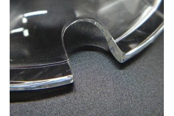 フランス　Baccarat　バカラ　ミズーリ　美しいフォルムがお洒落な雰囲気を醸し出すジャムポット2個セット(シュガー、マスタード、フルレッドクリスタルガラス、スプーン)(R-073817)