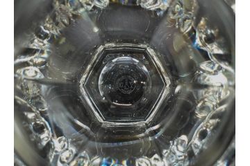フランス　Baccarat　バカラ　ミズーリ　美しいフォルムがお洒落な雰囲気を醸し出すジャムポット2個セット(シュガー、マスタード、フルレッドクリスタルガラス、スプーン)(R-073817)