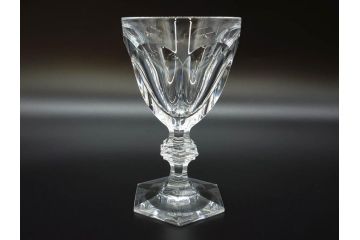 フランス　Baccarat　バカラ　アルクール　優雅なひとときを演出するワイングラス3客セット(フルレッドクリスタルガラス)(R-073819)