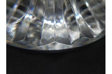 フランス　Baccarat　バカラ　マッセナ　繊細なカットが華やかな空間を演出するワイングラス3客セット(フルレッドクリスタルガラス)(R-073820)