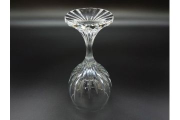 フランス　Baccarat　バカラ　マッセナ　繊細なカットが華やかな空間を演出するワイングラス3客セット(フルレッドクリスタルガラス)(R-073820)