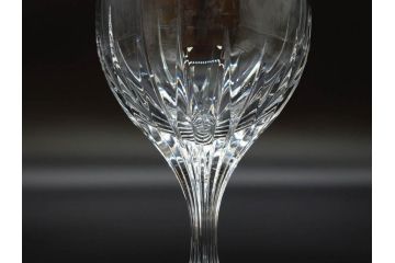 フランス　Baccarat　バカラ　マッセナ　繊細なカットが華やかな空間を演出するワイングラス3客セット(フルレッドクリスタルガラス)(R-073821)