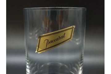 フランス　Baccarat　バカラ　パーフェクション　シンプルながら美しいフォルムのタンブラー3客セット(グラス、フルレッドクリスタルガラス)(R-073823)