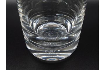 フランス　Baccarat　バカラ　パーフェクション　シンプルながら美しいフォルムのタンブラー3客セット(グラス、フルレッドクリスタルガラス)(R-073823)