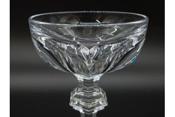 フランス　Baccarat　バカラ　アルクール　どの角度から見ても精巧かつ美しいシャンパンクープグラス3客セット(フルレッドクリスタルガラス)(R-073824)