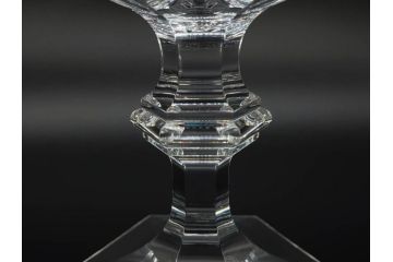 フランス　Baccarat　バカラ　アルクール　どの角度から見ても精巧かつ美しいシャンパンクープグラス3客セット(フルレッドクリスタルガラス)(R-073824)